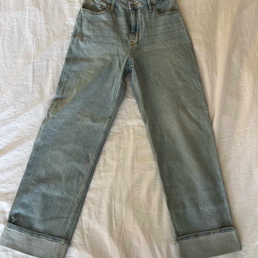 Hollister high waist dad Jeans in Light Blue
